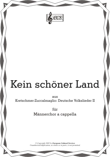 "Kein schöner Land" (Volkslied)