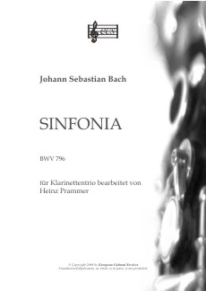 BACH, Johann Sebastian: Sinfonia Nr. 10, BWV 796