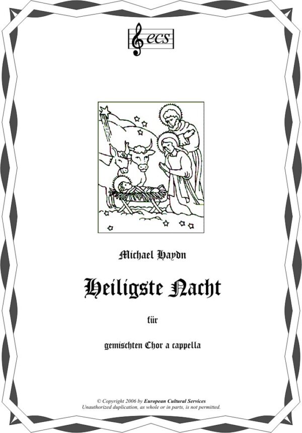 HAYDN, Michael: "Heiligste Nacht"
