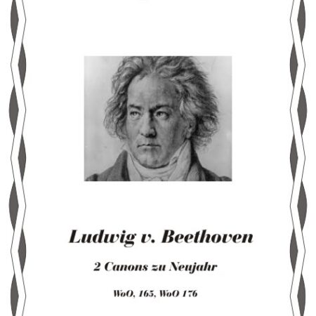 BEETHOVEN, Ludwig van: Zwei Canons zu Neujahr