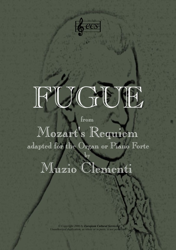 CLEMENTI, Muzio: Fuge from Mozart's "Requiem"