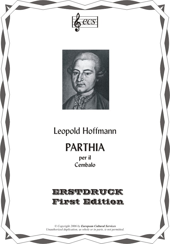 HOFFMANN, Leopold: Parthia per il Cembalo