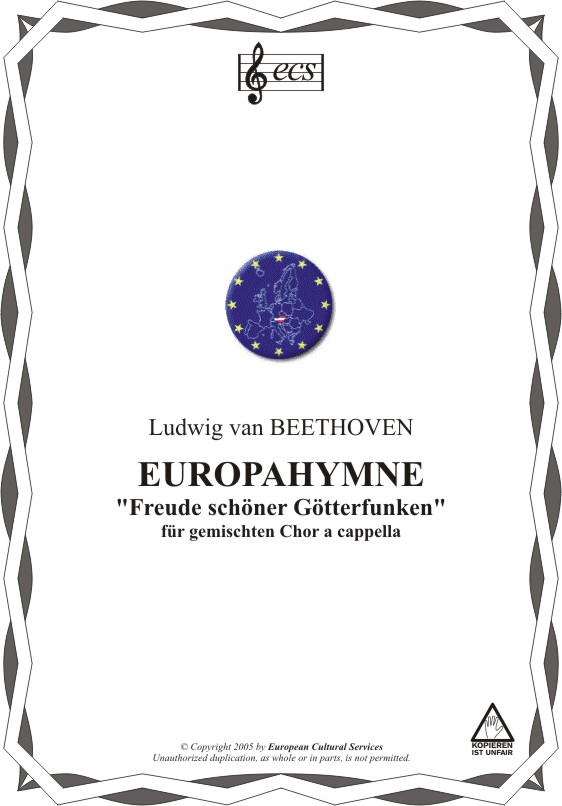 BEETHOVEN, Ludwig van: European Anthem
