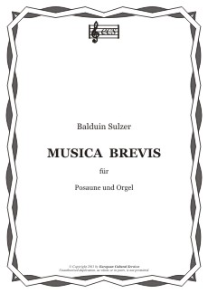 SULZER, Balduin: Musica brevis