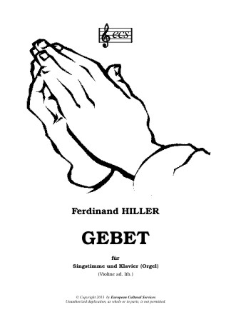 HILLER, Ferdinand: "Gebet"