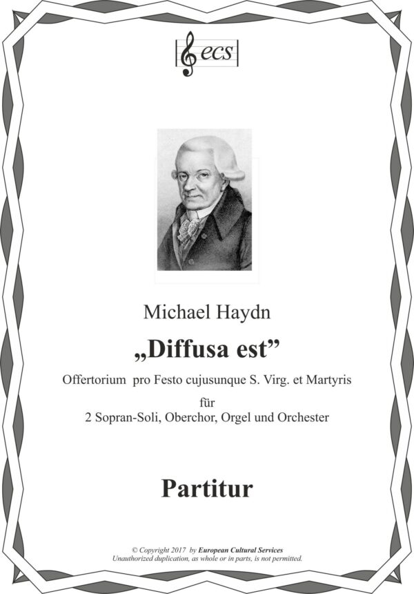 HAYDN, Johann Michael: "Diffusa est"