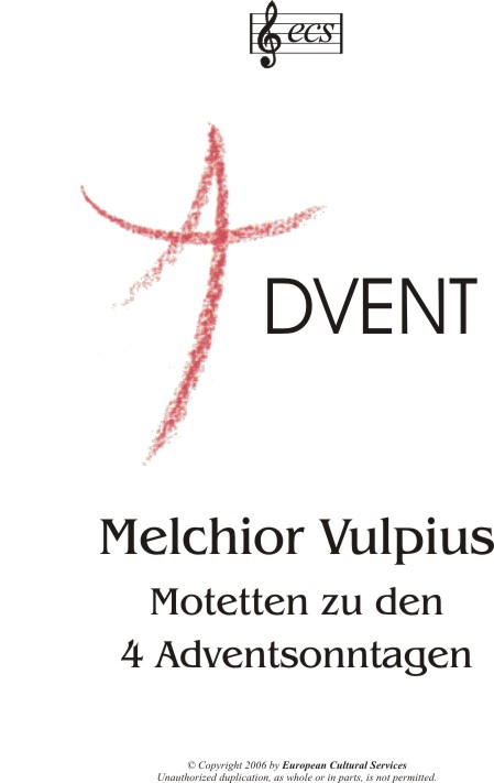 VULPIUS, Melchior: "Advent"